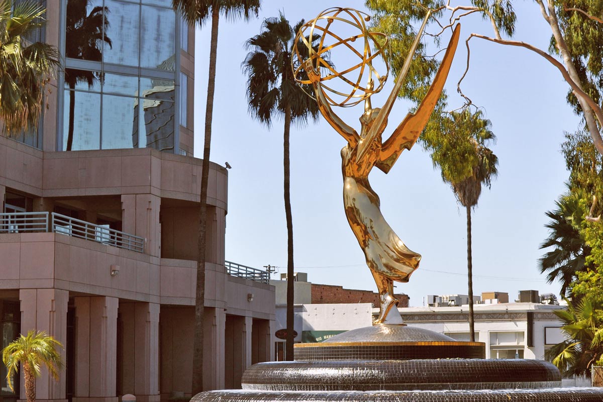 The North Hollywood location of the Academy Television Arts & Sciences is the home of the Emmy Awards.