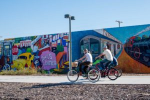 Bike path in North Hollywood