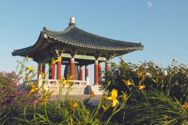 The Korean Bell of Friendship is a Farther Afield highlight of Angels Walk LA’s San Pedro Walk.