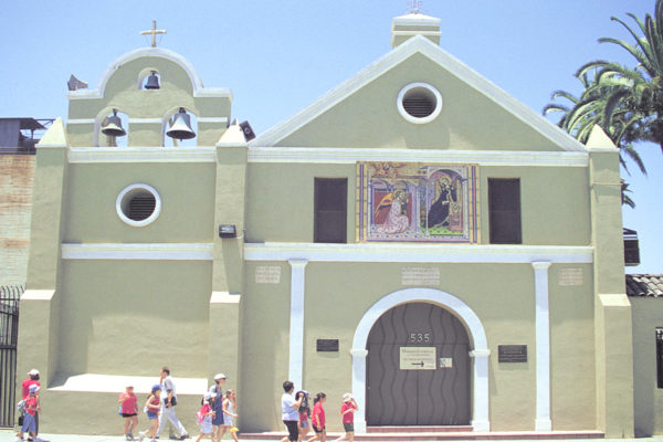 Our Lady Queen of the Angels is Los Angeles’ oldest church and was built in 1822.